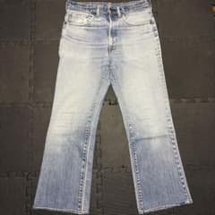 70s 66前期 Levi's 517 ブーツカット デニム W32 L32のサムネイル