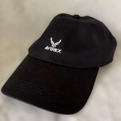 AVIREX キャップ 帽子 ブラック 刺繍 アジャスター付きのサムネイル