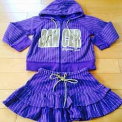 レイアリス☆110サイズ☆Bガールストライプセットアップのサムネイル