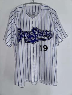 パ*輩様 刺繍横浜DeNAベイスターズ # 19 山﨑 康晃 ユニフォーム L