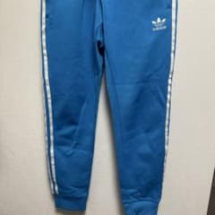 adidas 青 サイドストライプ パンツ UK 15のサムネイル