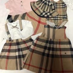 バーバリー　女の子　12m 80cm  6点セット　ワンピース　スカート　帽子のサムネイル