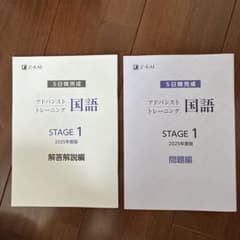 Z-KAI アドバンストトレーニング 国語 2025年度版 中1 Stage1 - メルカリ