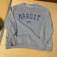 MARGIT 2875 ロゴ スウェット グレーのサムネイル