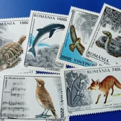 外国切手 ルーマニア 1996年 動物シリーズ 6種 - メルカリ