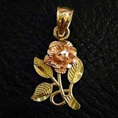 ☆美品☆10K ROSEチャームのサムネイル