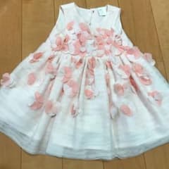 ワンピース 花柄　ピンク　ドレス　ベビーのサムネイル