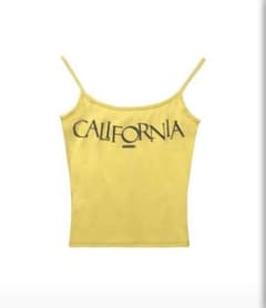 CALIFORNIAプリントイエロートップスのサムネイル
