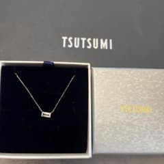 ツツミジュエリー k10YG ホワイトトパーズ ネックレス 未使用 - メルカリ