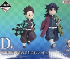 一番くじ 鬼滅の刃 D賞 炭治郎と義勇のてちてちフィギュアのサムネイル