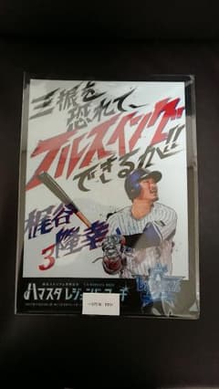 ハマスタレジェンドマッチ限定　梶谷隆幸クリアファイルのサムネイル