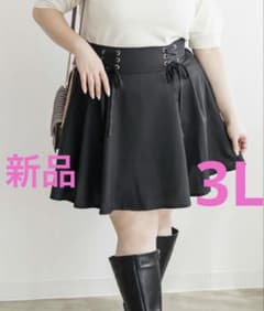 新品タグ付き♡クレット♡レースアップミニスカートのサムネイル