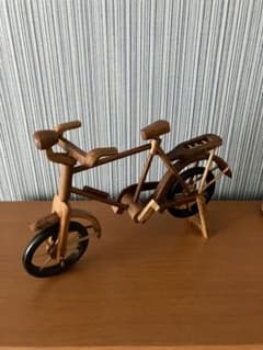 木製 自転車 オブジェ 置物 インテリアのサムネイル
