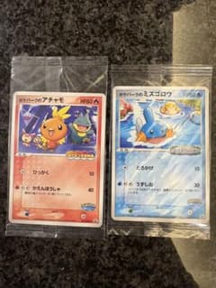 ポケモンカード ポケパークのミズゴロウ ポケパークのアチャモ 未開封