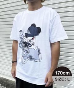 限定BOOTJUNK Diorミッキー dualism tシャツ　Lのサムネイル