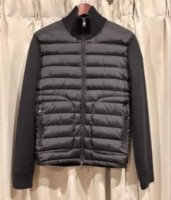 MONCLER ダウンジャケット ニット　BLACK men's　size Sのサムネイル