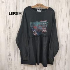 LEPSIM フリル切替ロンT ブラックのサムネイル