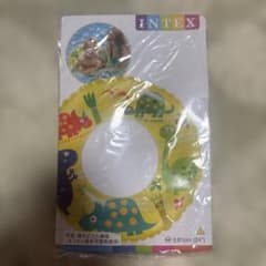 値下げ！！INTEX 浮き輪 恐竜柄 61cmのサムネイル