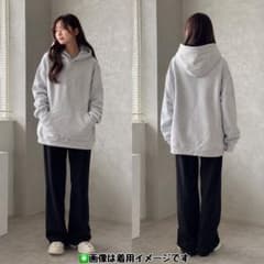 ウィメンズ 裏起毛パーカー L〜XL グレー 防寒 - メルカリ