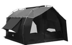 GoGlampingカヌー自立式トンネルテント　ブラック美品のサムネイル