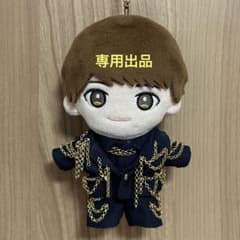 にゃんこ様専用】ちびぬい ぬいぐるみ 衣装 服 紺色 チェーン