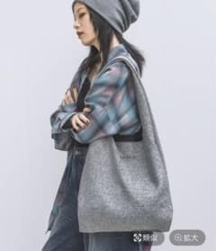 JEANASIS キララメトートバッグ シルバーのサムネイル