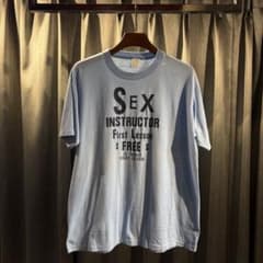 80s SEX INSTRUCTOR エロTシャツ ライトブルー Lサイズ - メルカリ