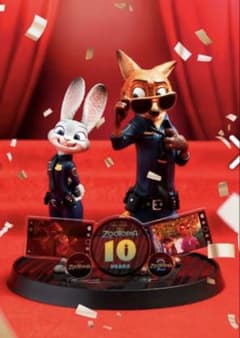 ズートピア 10周年記念 フィギュアのサムネイル