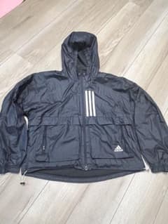 adidas ナイロンジャケット ブラックのサムネイル