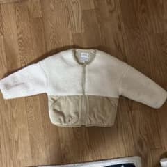 ボアとナイロンのジャケット 100cmのサムネイル
