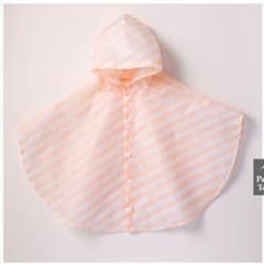 【新品未使用】MARLMARL レインポンチョ さくら色のサムネイル