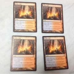 MTG 硫黄の滝(英)4枚セットのサムネイル