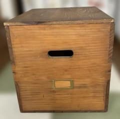 【木箱】　箱　木製のサムネイル