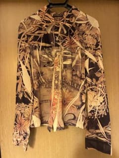 GEORGIOU USA製 総柄シャツ 花柄 アートプリントのサムネイル