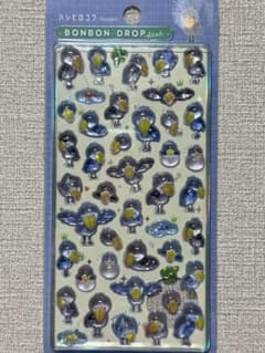 BONBON DROP 鳥のポンポンドロップシールのサムネイル