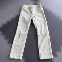 UNIQLO キッズ ストレッチパンツ イエローのサムネイル