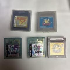 ゲームボーイ ソフト 5本セット ポケモンシリーズのサムネイル