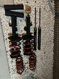 20アルファード ANH20 純正ショック タナベ DF210 ダウンサスのサムネイル