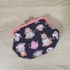 ハンドメイド 10cmがま口ポーチ ジョリーフルール マイリトルテイラー