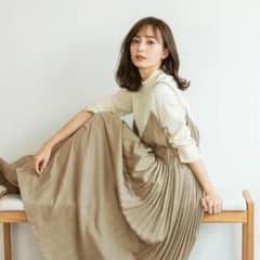 NOBLE 中村麻美 消しプリーツキャミワンピースのサムネイル