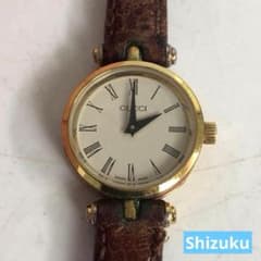 GUCCI グッチ シェリーライン 腕時計 クォーツ ブラウン ヴィンテージ