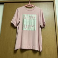 ひ*ん様 QVC アンドラブ　ピンク 半袖 Tシャツ Mサイズのサムネイル