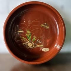 木製漆器 菓子器 喰籠 秋草蒔絵 - メルカリ
