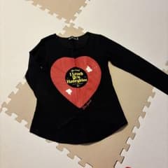 Bloc Clothing ハートプリント長袖カットソー 140のサムネイル