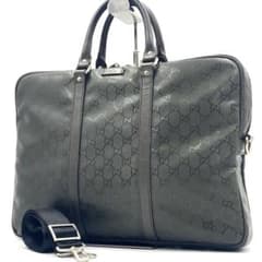 【極美品】GUCCI グッチ GGインプリメ ブリーフケース 2way カーキ 極美品】GUCCI グッチ GGインプリメ ブリーフケース 2way カーキ