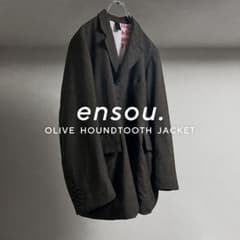 T*e様 ensou. Houndtooth Jacket Atelier103 T*e様 ensou. Houndtooth Jacket Atelier103 - メルカリ
