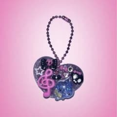 ハート型キーホルダー 平成女児 ギャル - メルカリ