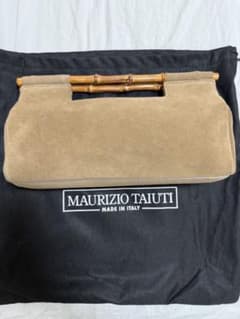 ◇◇MAURIZIO TAIUTI バンブーハンドバッグ ベージュ◇◇ - メルカリ