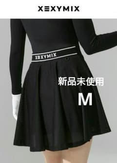 新品未使用 ゼクシィミックス ライトメッシュ フレアスカート ブラック