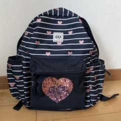 GAP スパンコール　ピンクハート　リュック